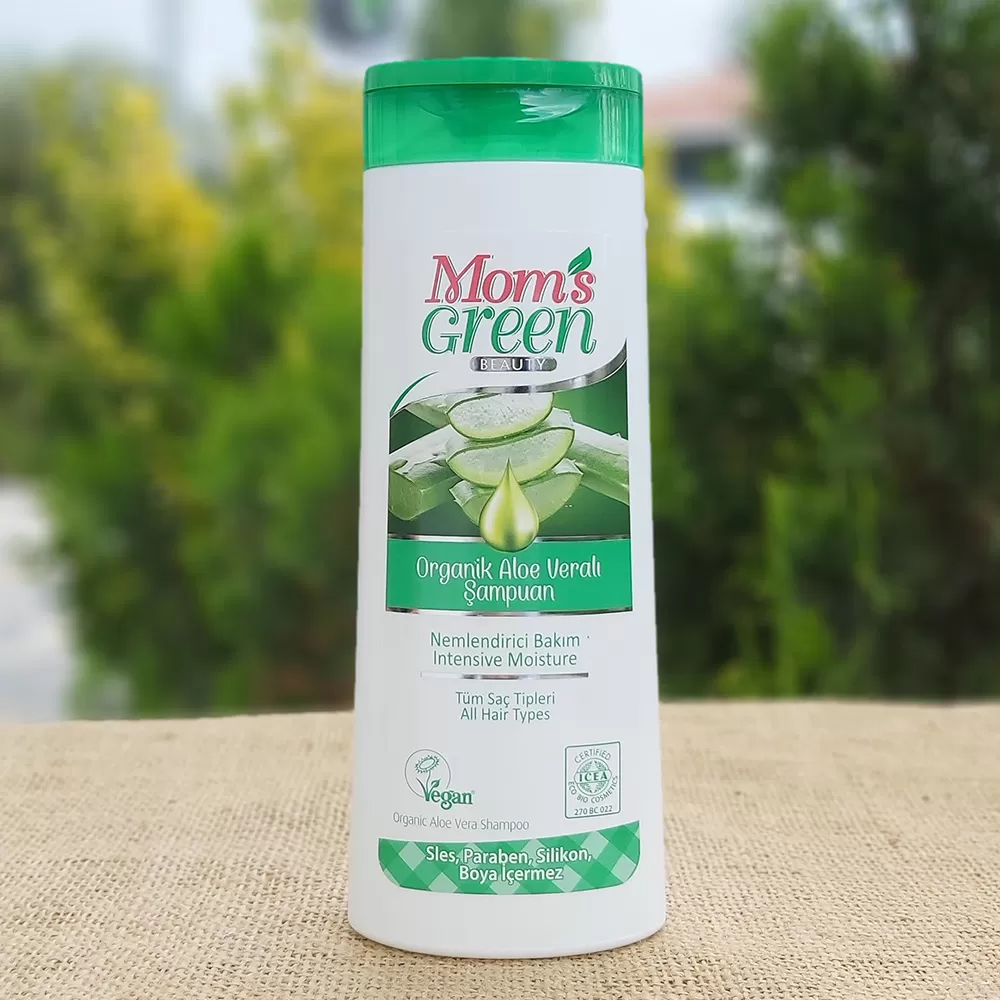 Moms Green Aloe Veralı Şampuan  400 ML