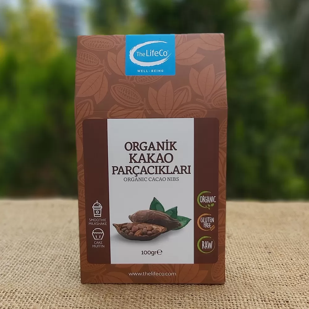 Organik Kakao Parçacıkları The Lifeco 100 GR
