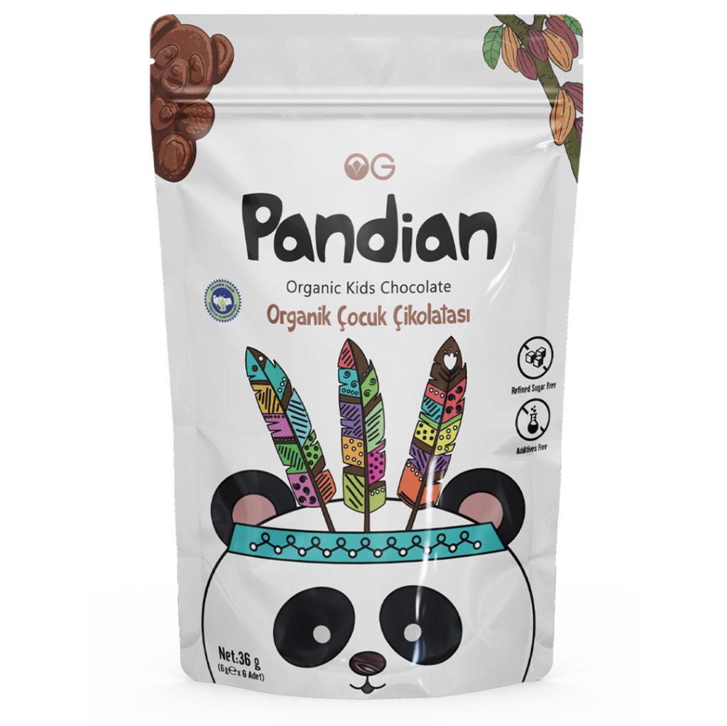 Pandian Organik Çocuk Çikolatası 36 Gr