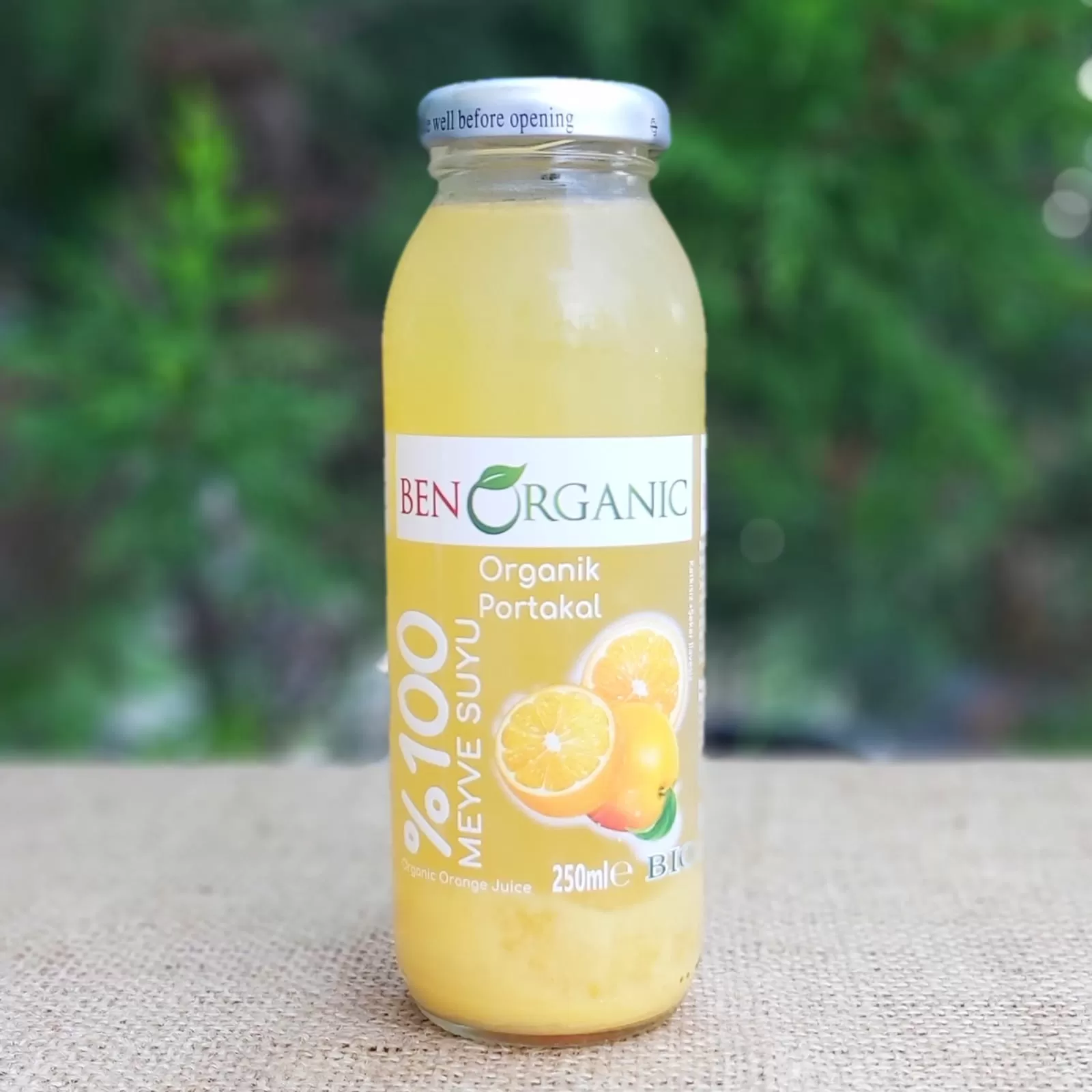 Portakal Suyu Ben Organik 250 ml